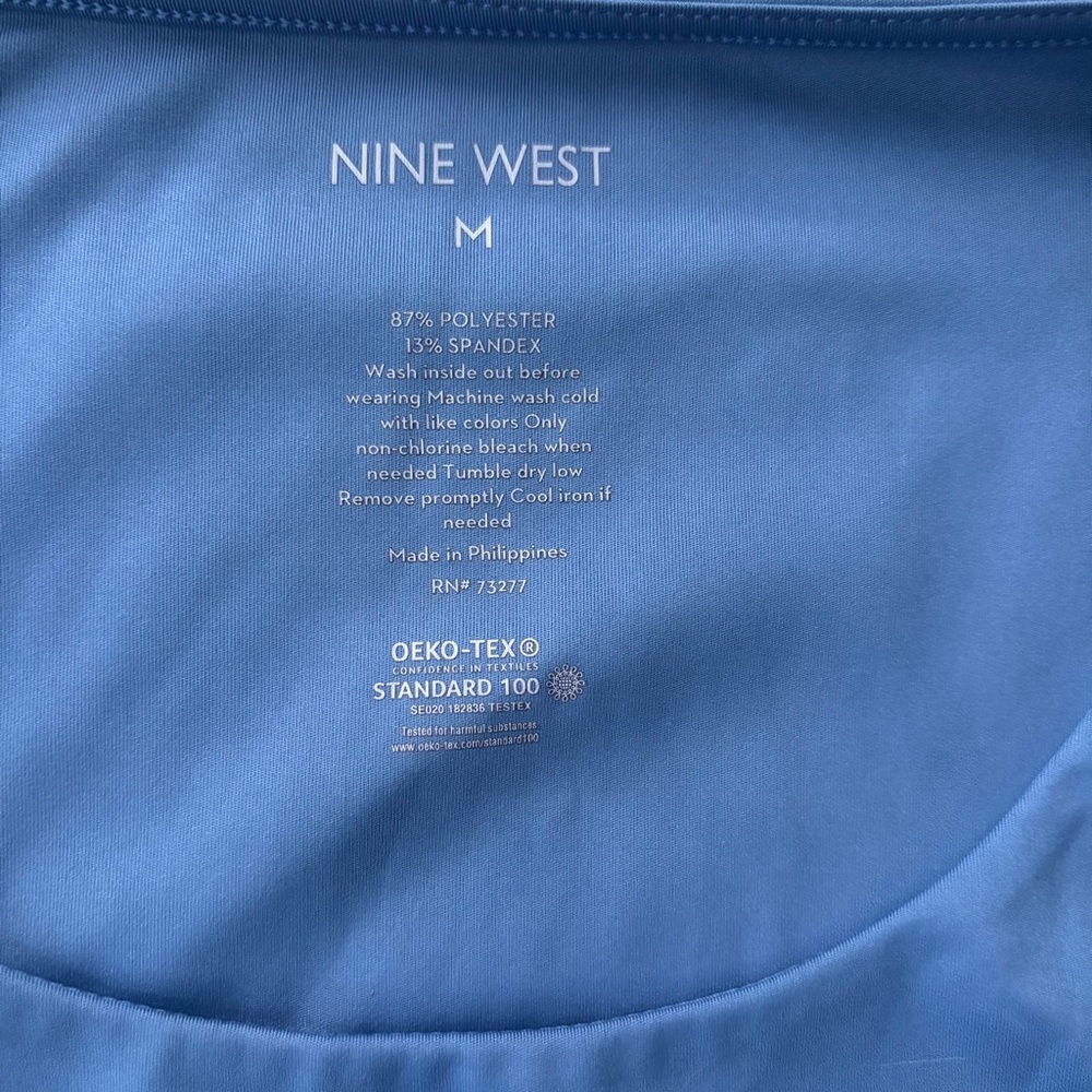 Nine West Blue Bodysuit One Piece - Picture 4 of 4